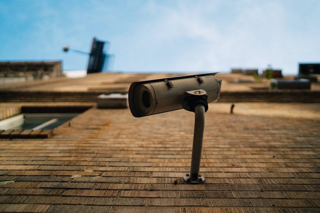 A picture of home CCTV being used for extra security at a residential property